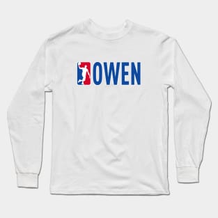 Owen NBA Basketball Custom Player Your Name T-Shirt Long Sleeve T-Shirt